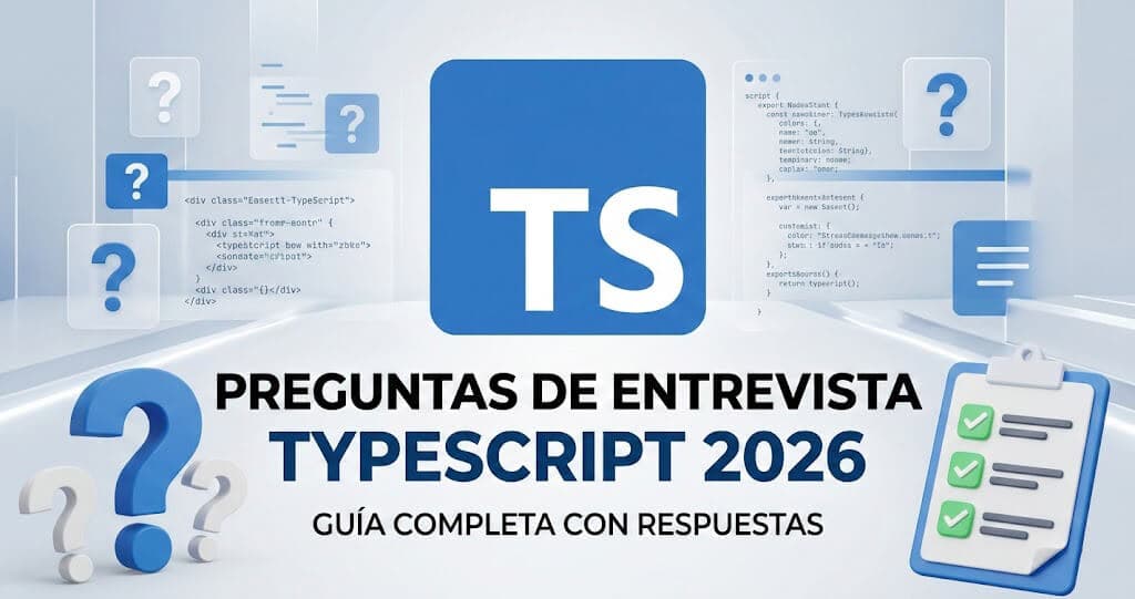 Preguntas de Entrevista TypeScript 2026: Guia Completa con Respuestas