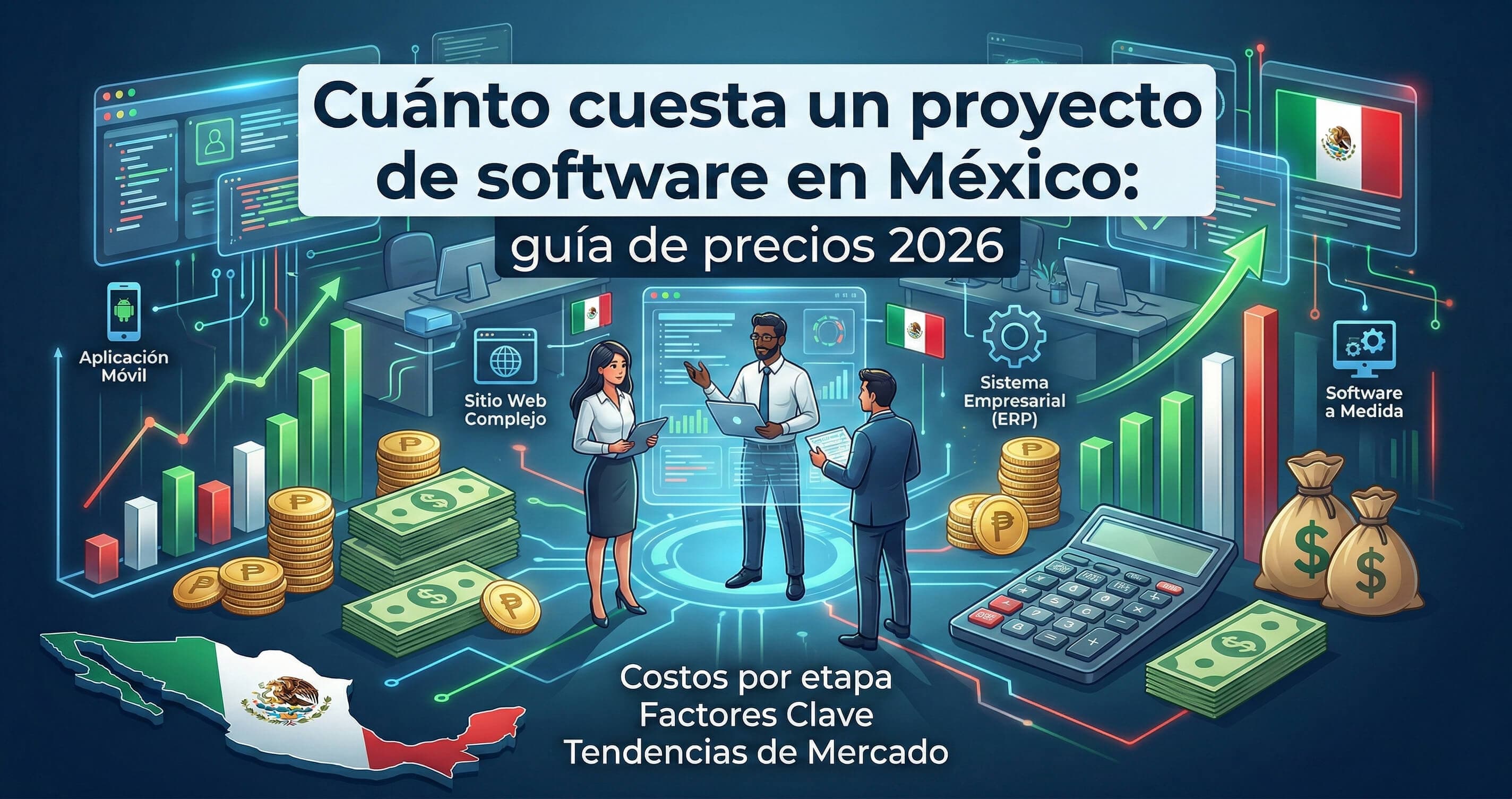 Cuanto cuesta un proyecto de software en Mexico: guia de precios 2026