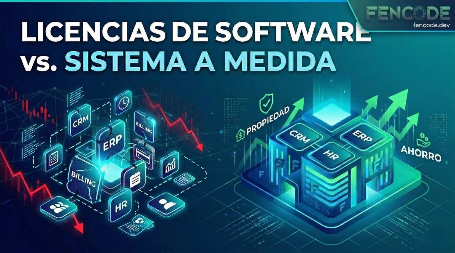 ¿Cuánto te cuesta pagar licencias de software toda la vida? Licencias vs. sistema a medida en México 2026