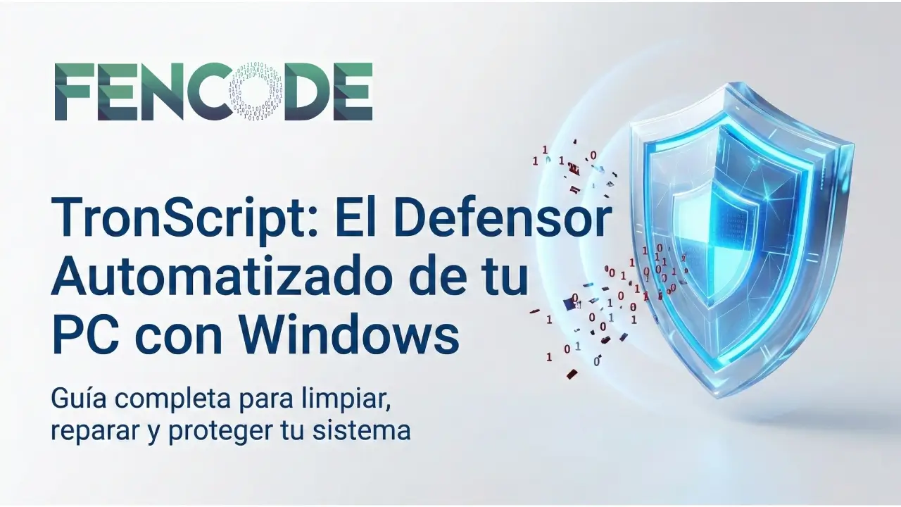 TronScript: La Herramienta Gratuita que Todo Usuario de Windows Debería Conocer para Proteger su PC