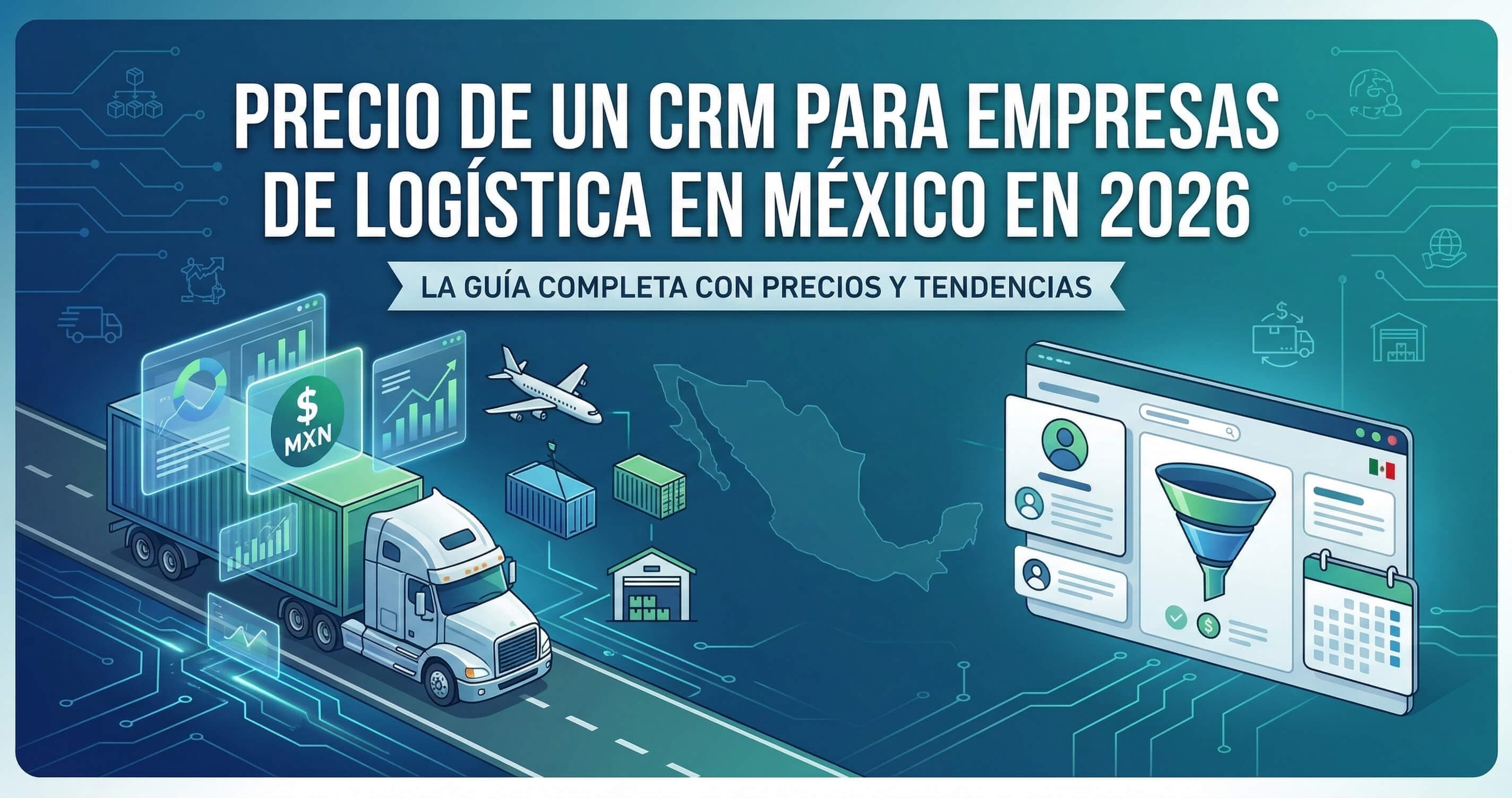 Los mejores CRM para logística, transporte y distribución en México 2026: precios reales
