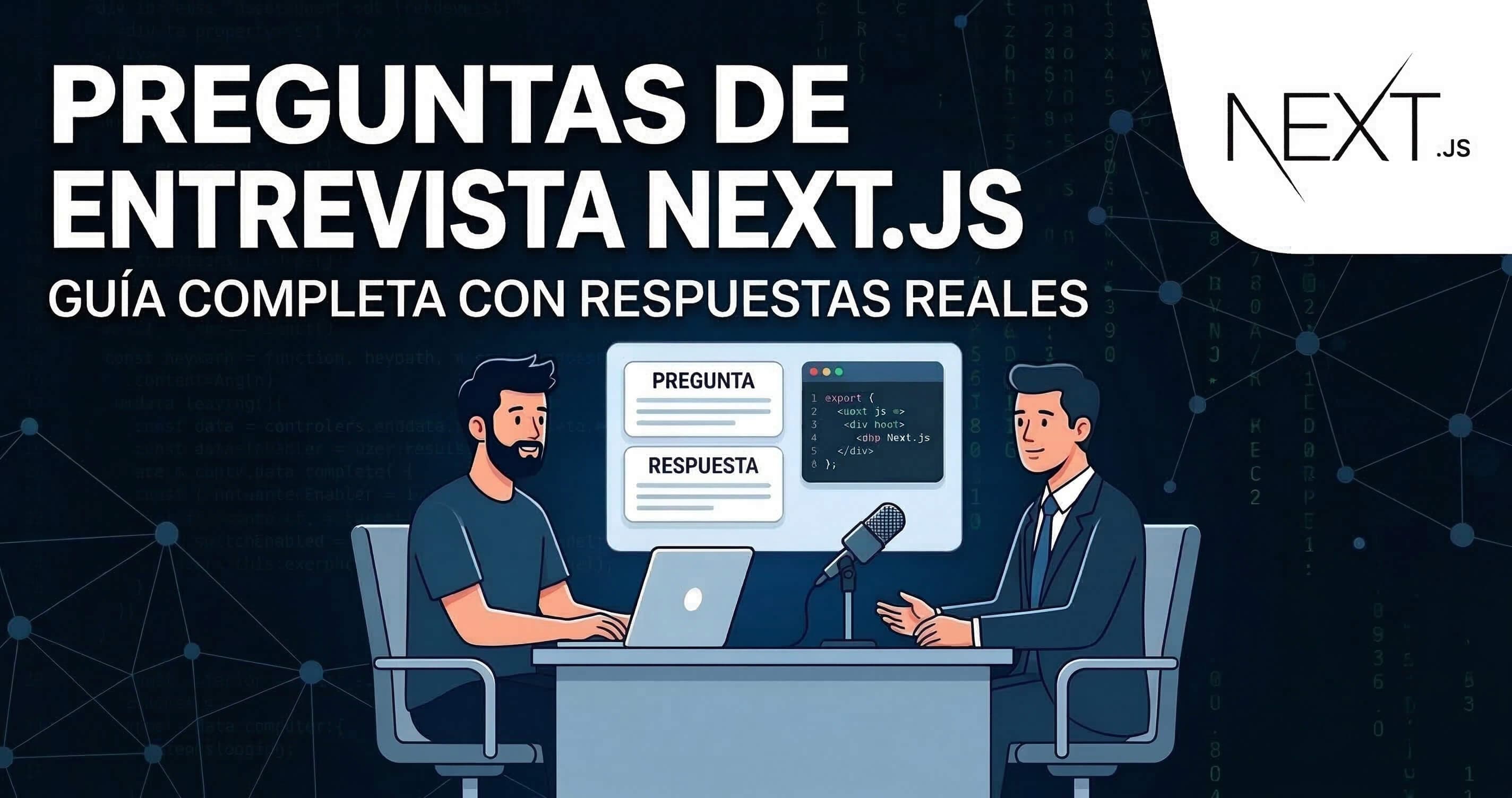 Preguntas de entrevista Next.js 2026: guía completa con respuestas reales