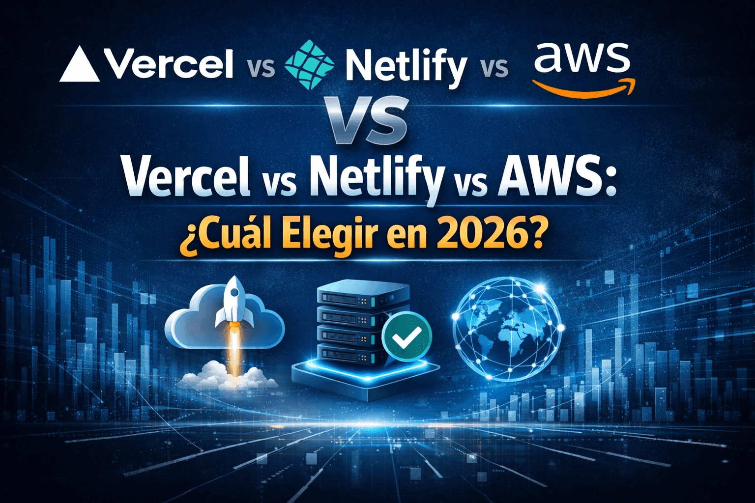 Vercel vs Netlify vs AWS: cuál elegir en 2026