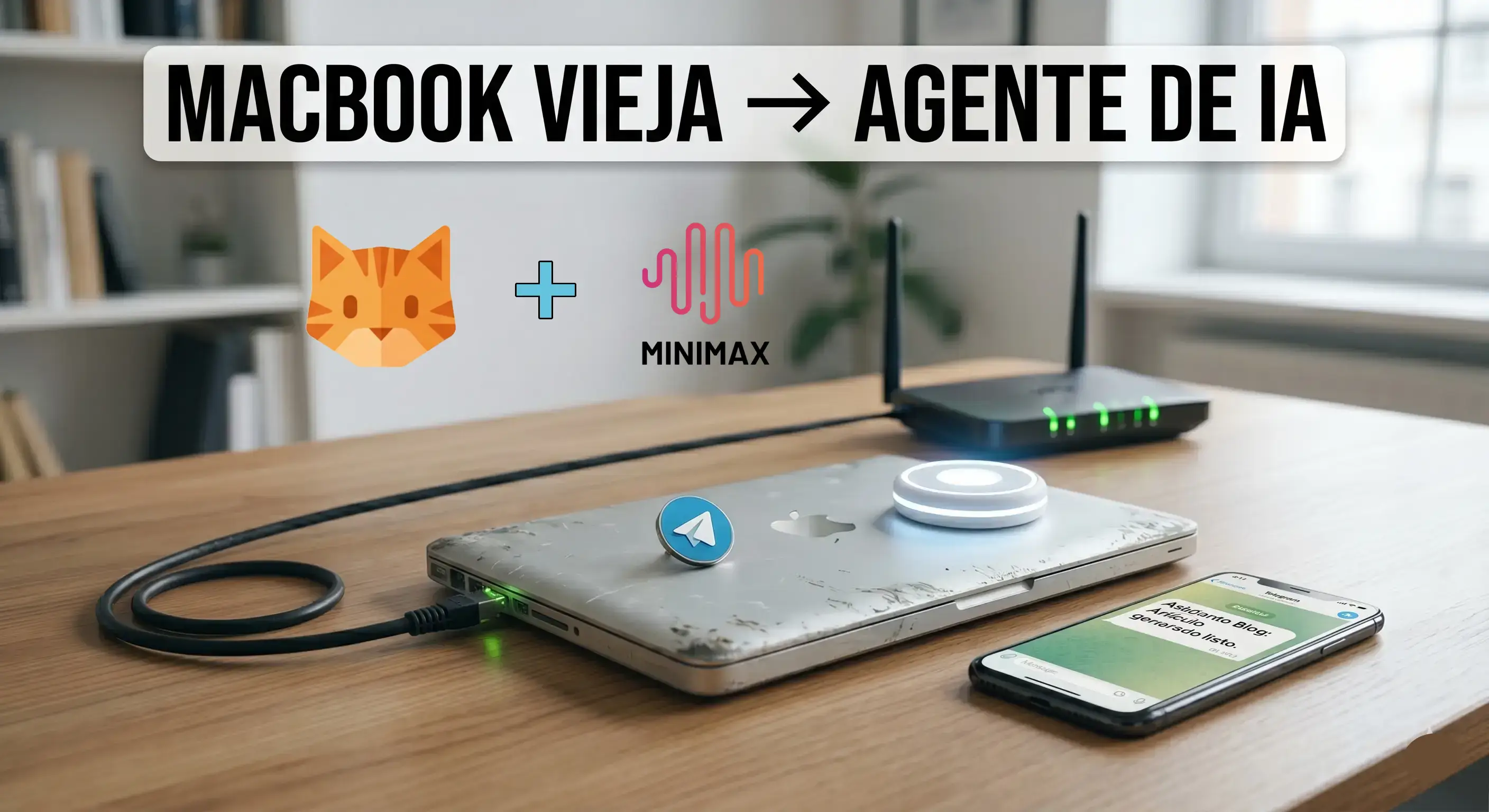 MacBook vieja como Agente de IA: guía paso a paso