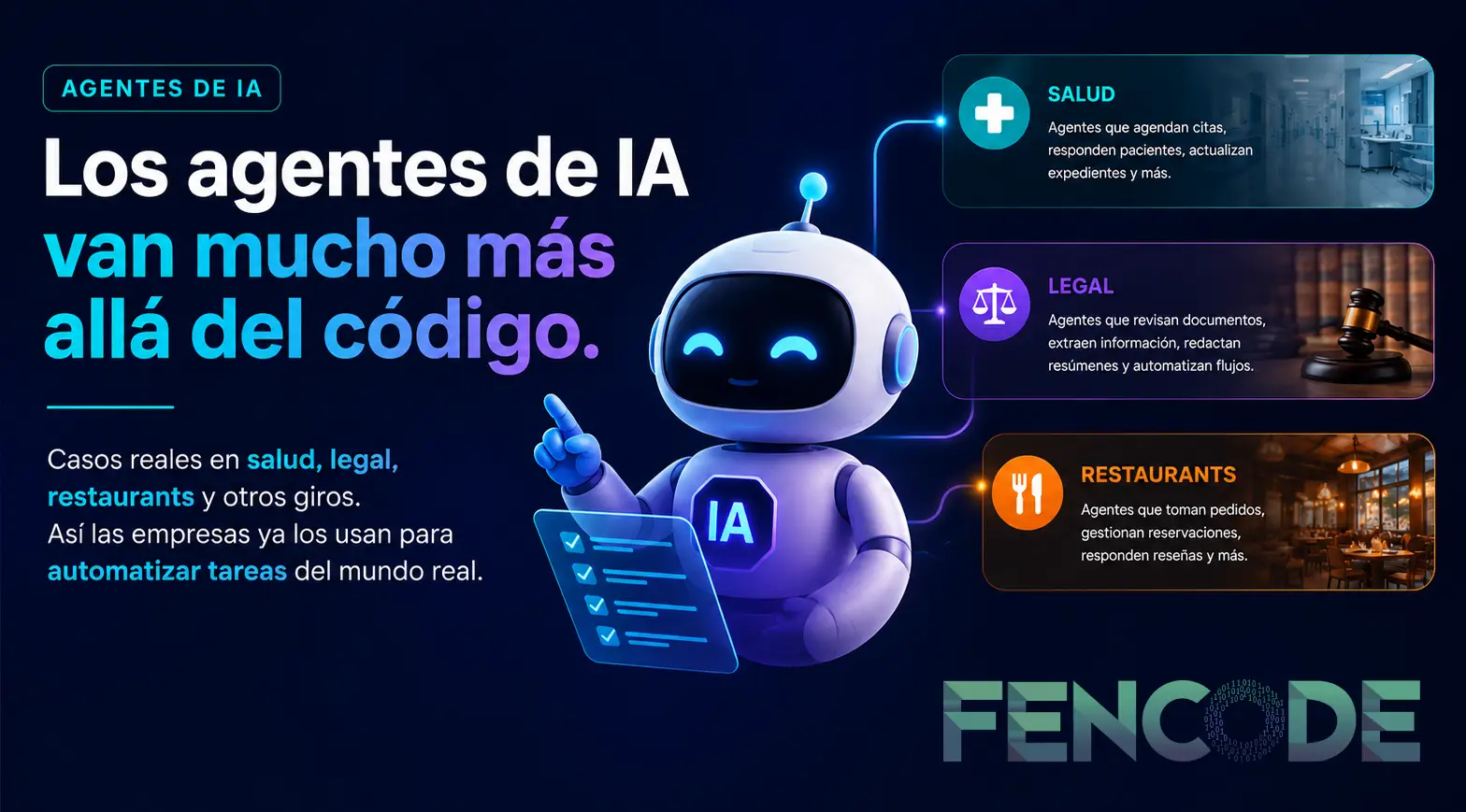 Que puede hacer un agente de IA fuera del codigo
