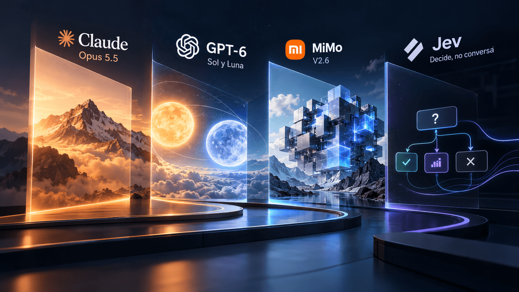 Opus 5.5, GPT-6 Sol y Luna, MiMo V2.6 y Jev: la semana en que se movieron todos los modelos de IA (septiembre 2026)